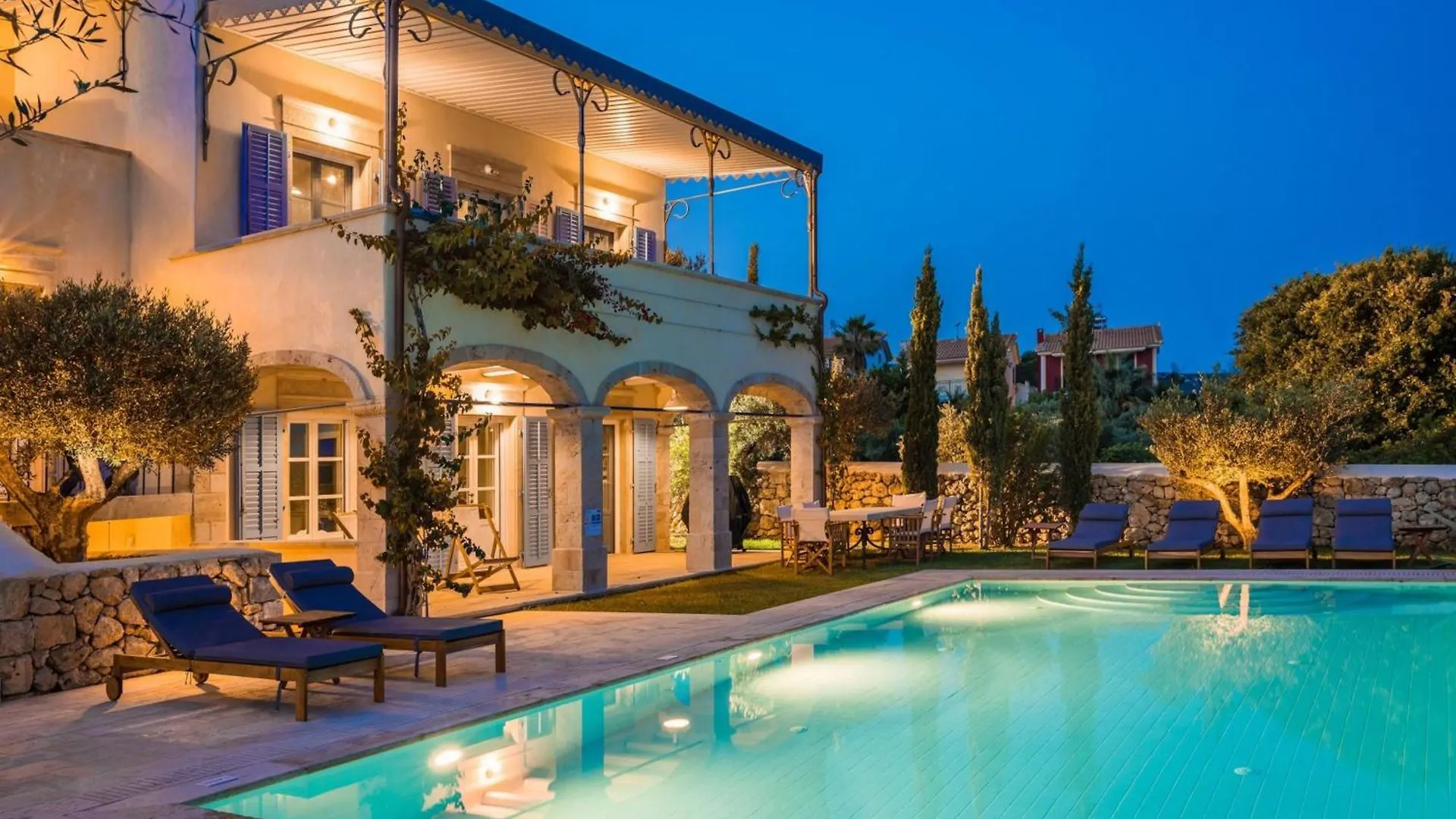 Delightful Kefalonia Villa 5 Bedrooms Panoramic Sea Mountain Views Atsoupades Greece