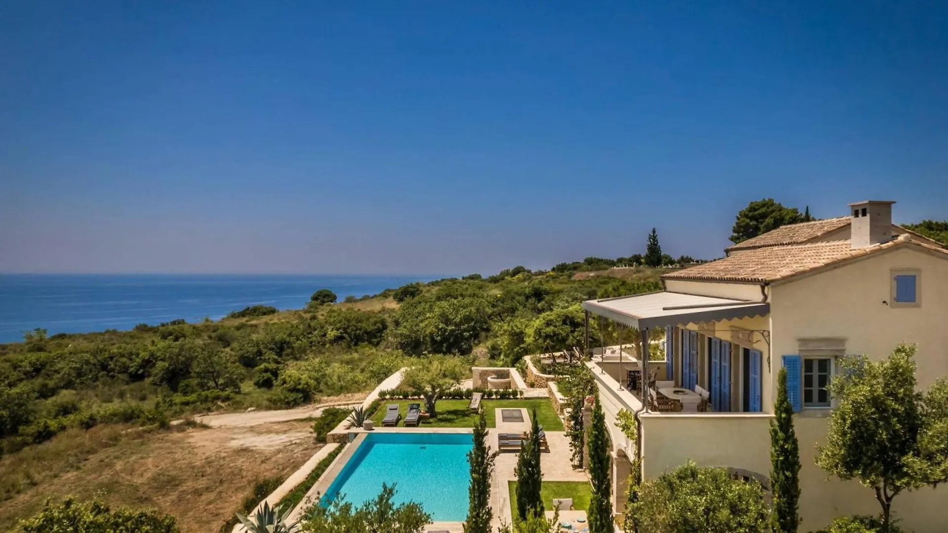 Delightful Kefalonia Villa 5 Bedrooms Panoramic Sea Mountain Views Atsoupades