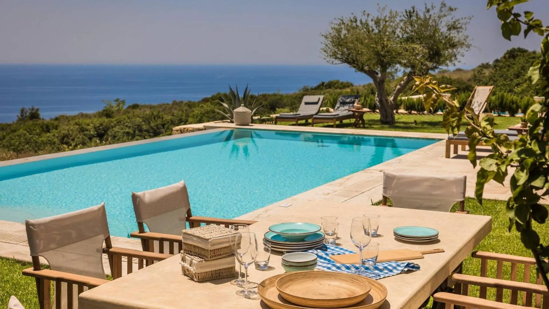 Delightful Kefalonia Villa 5 Bedrooms Panoramic Sea Mountain Views Atsoupades Greece