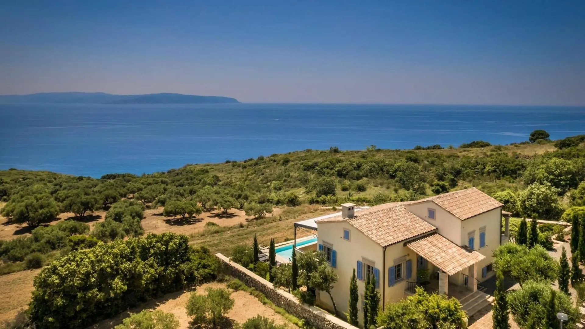 Delightful Kefalonia Villa 5 Bedrooms Panoramic Sea Mountain Views Atsoupades Greece