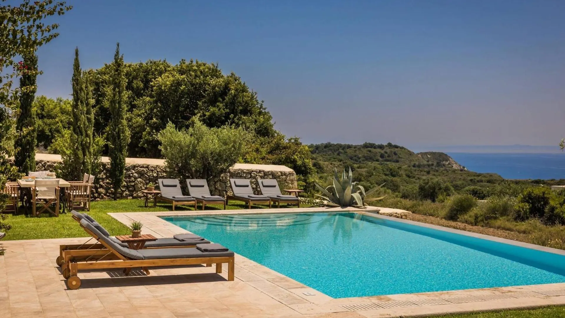 Delightful Kefalonia Villa 5 Bedrooms Panoramic Sea Mountain Views Atsoupades Griechenland